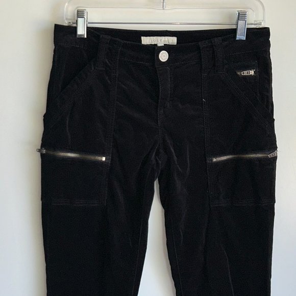 Joie Park Skinny Corduroy Pants Size 26 Black - Picture 2 of 8
